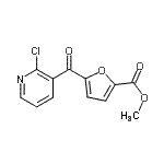 CAS 登录号：898785-79-0， 甲基5-[(2-氯-3-吡啶基)羰基]-2-糠酸酯