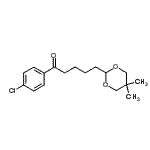 CAS 登录号：898785-96-1， 1-(4-氯苯基)-5-(5,5-二甲基-1,3-二恶烷-2-基)-1-戊酮