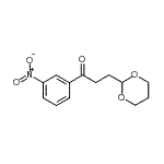 CAS#: 898786-21-5, 3-(1,3-Dioxan-2-yl)-1-(3-nitrophenyl)-1-propanone