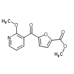 CAS 登录号：898786-23-7， 甲基5-[(2-甲氧基-3-吡啶基)羰基]-2-糠酸酯