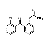 CAS 登录号：898786-35-1， 2-[(2-氯-3-吡啶基)羰基]苯基乙酸酯