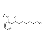 CAS#: 898786-37-3, 7-Chloro-1-(2-methoxyphenyl)-1-heptanone