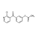 CAS#: 898786-38-4, 3-[(2-Chloro-3-pyridinyl)carbonyl]phenyl acetate