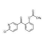 CAS 登录号：898786-44-2， 2-[(6-氯-3-吡啶基)羰基]苯基乙酸酯