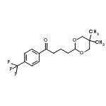 CAS#: 898786-65-7, 4-(5,5-Dimethyl-1,3-dioxan-2-yl)-1-[4-(trifluoromethyl)phenyl]-1-butanone