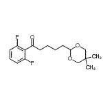 CAS#: 898786-95-3, 1-(2,6-Difluorophenyl)-5-(5,5-dimethyl-1,3-dioxan-2-yl)-1-pentanone