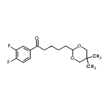 CAS#: 898786-99-7, 1-(3,4-Difluorophenyl)-5-(5,5-dimethyl-1,3-dioxan-2-yl)-1-pentanone