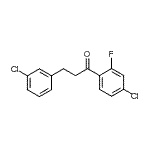 CAS#: 898787-34-3, 1-(4-Chloro-2-fluorophenyl)-3-(3-chlorophenyl)-1-propanone