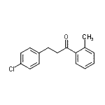 CAS 登录号：898787-58-1， 3-(4-氯苯基)-1-(2-甲基苯基)-1-丙酮