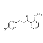 CAS 登录号：898787-62-7， 3-(4-氯苯基)-1-(2-甲氧基苯基)-1-丙酮