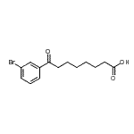 CAS#: 898787-92-3, 8-(3-Bromophenyl)-8-oxooctanoic acid