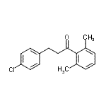 CAS 登录号：898788-03-9， 3-(4-氯苯基)-1-(2,6-二甲基苯基)-1-丙酮