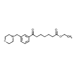 CAS#: 898788-24-4, Ethyl 7-oxo-7-[3-(4-thiomorpholinylmethyl)phenyl]heptanoate