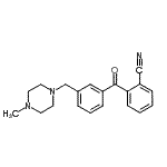 CAS#: 898788-42-6, 2-{3-[(4-Methyl-1-piperazinyl)methyl]benzoyl}benzonitrile