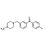 CAS#: 898788-68-6, (4-Fluorophenyl){3-[(4-methyl-1-piperazinyl)methyl]phenyl}methanone