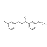 CAS#: 898788-73-3, 3-(3-Fluorophenyl)-1-(3-methoxyphenyl)-1-propanone