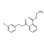CAS 登录号：898788-88-0， 乙基2-[3-(3-氟苯基)丙酰]苯甲酸酯
