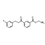 CAS#: 898788-91-5, Ethyl 3-[3-(3-fluorophenyl)propanoyl]benzoate