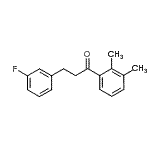 CAS 登录号：898789-20-3， 1-(2,3-二甲基苯基)-3-(3-氟苯基)-1-丙酮