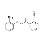 CAS#: 898789-22-5, 2-[3-(2-Methylphenyl)propanoyl]benzonitrile