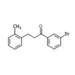 CAS#: 898789-38-3, 1-(3-Bromophenyl)-3-(2-methylphenyl)-1-propanone