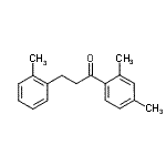 CAS 登录号：898789-52-1， 1-(2,4-二甲基苯基)-3-(2-甲基苯基)-1-丙酮