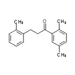 CAS 登录号：898789-54-3， 1-(2,5-二甲基苯基)-3-(2-甲基苯基)-1-丙酮