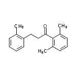 CAS 登录号：898789-56-5， 1-(2,6-二甲基苯基)-3-(2-甲基苯基)-1-丙酮