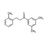 CAS 登录号：898789-60-1， 1-(3,5-二甲基苯基)-3-(2-甲基苯基)-1-丙酮