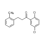 CAS 登录号：898789-99-6， 1-(2,5-二氯苯基)-3-(2-甲基苯基)-1-丙酮