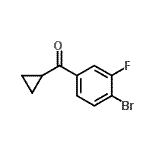 CAS 登录号：898790-03-9， (4-溴-3-氟苯基)(环丙基)甲酮