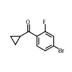 CAS#: 898790-15-3, (4-Bromo-2-fluorophenyl)(cyclopropyl)methanone