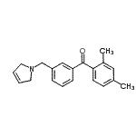 CAS#: 898790-16-4, [3-(2,5-Dihydro-1H-pyrrol-1-ylmethyl)phenyl](2,4-dimethylphenyl)methanone