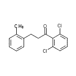 CAS 登录号：898790-20-0， 1-(2,6-二氯苯基)-3-(2-甲基苯基)-1-丙酮