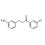 CAS 登录号：898790-63-1， 1-(3-氯苯基)-3-(3-甲基苯基)-1-丙酮