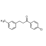CAS 登录号：898790-65-3， 1-(4-氯苯基)-3-(3-甲基苯基)-1-丙酮