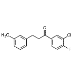 CAS 登录号：898790-93-7， 1-(3-氯-4-氟苯基)-3-(3-甲基苯基)-1-丙酮