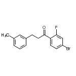 CAS#: 898791-11-2, 1-(4-Bromo-2-fluorophenyl)-3-(3-methylphenyl)-1-propanone