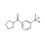 CAS 登录号：898791-66-7， 环戊基[3-(三氟甲基)苯基]甲酮