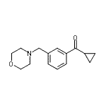 CAS#: 898792-36-4, Cyclopropyl[3-(4-morpholinylmethyl)phenyl]methanone
