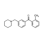 CAS#: 898792-56-8, (2-Methylphenyl)[3-(1-piperidinylmethyl)phenyl]methanone