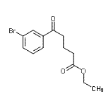 CAS 登录号：898792-69-3， 乙基5-(3-溴苯基)-5-氧代戊酸酯