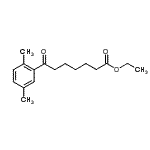 CAS 登录号：898792-85-3， 乙基7-(2,5-二甲基苯基)-7-氧代庚酸酯