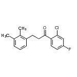 CAS 登录号：898793-16-3， 1-(2-氯-4-氟苯基)-3-(2,3-二甲基苯基)-1-丙酮