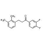 CAS 登录号：898793-35-6， 1-(3,4-二氟苯基)-3-(2,3-二甲基苯基)-1-丙酮