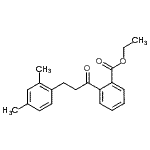 CAS 登录号：898793-71-0， 乙基2-[3-(2,4-二甲基苯基)丙酰]苯甲酸酯