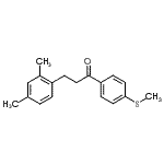 CAS#: 898793-82-3, 3-(2,4-Dimethylphenyl)-1-[4-(methylsulfanyl)phenyl]-1-propanone