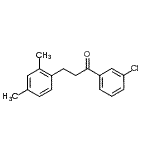 CAS 登录号：898793-90-3， 1-(3-氯苯基)-3-(2,4-二甲基苯基)-1-丙酮