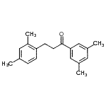 CAS 登录号：898794-17-7， 3-(2,4-二甲基苯基)-1-(3,5-二甲基苯基)-1-丙酮
