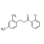 CAS 登录号：898794-26-8， 1-(2-氯苯基)-3-(2,4-二甲基苯基)-1-丙酮
